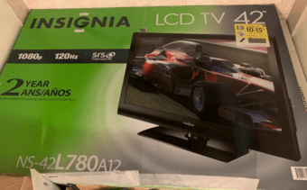 TV + wooden TV Set 1