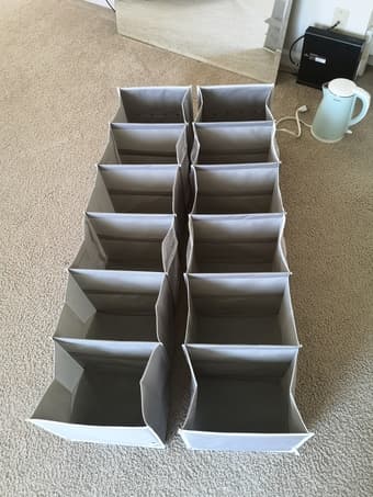 4 Brand new hanging organizer - 6 tier with 4 side pockets 1