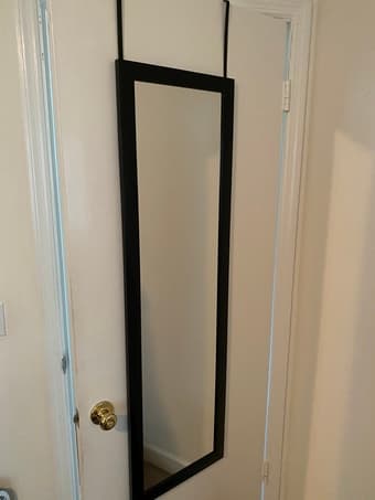 Over the door full length mirror 1