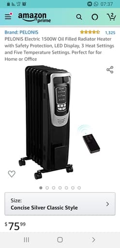 Radiator heater 1