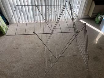 metal folding drying rack 2
