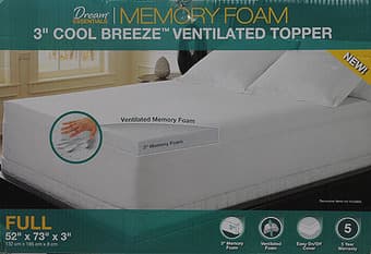 Selling 3" Ventilated Mattress Topper/memory foam! 1