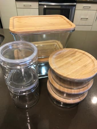 IKEA Glass food container 1