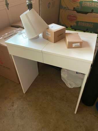 Moving out sale. Adjustable desk, bookcase, dressing table, mirror 2