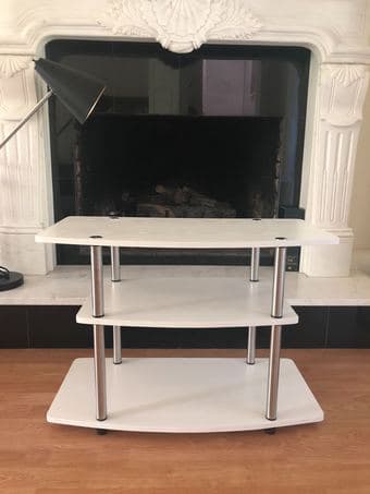 White TV Stand - FREE 1
