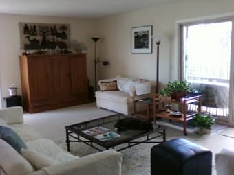 Sunny, Quiet end unit furnished 1B/1Bath 777 San Antonio 1