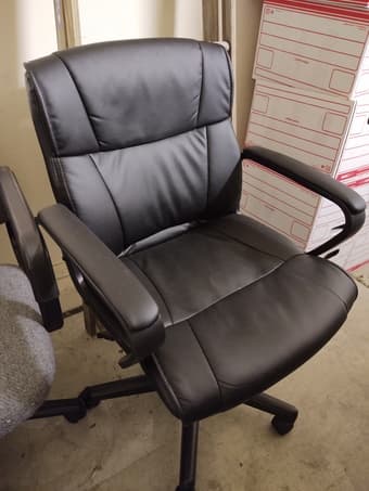 Desk chairs and bed frame for sale 3
