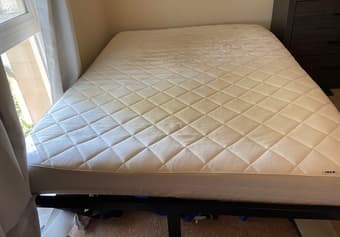 Full bed frame and mattress - FREE! 1