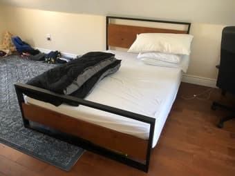 Full Bed Frame, Full Bed, & Bedding 1