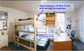 Sturdy Loft Bed Frame 1
