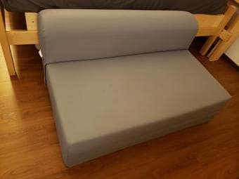 folding mattress, floor couch, guest bed 1