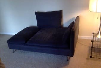 Nice comfy blue sofa 2
