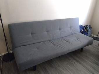 Ikea sofa beds and 5ft bean bag for sale 2