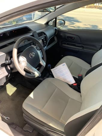 Toyota Prius C -- Hybrid -- White -- only 65K miles 3