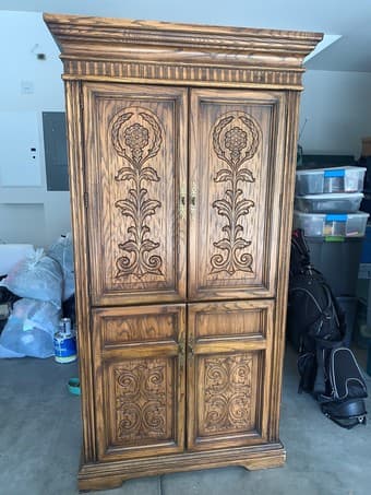 Armoire - Solid Walnut Wood 1
