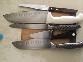 Set of kitchen knives 1
