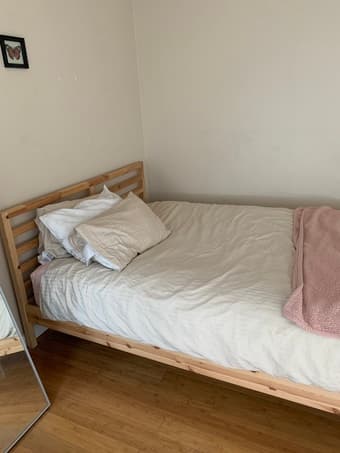 IKEA bed frame (queen) and mattress (queen) 1