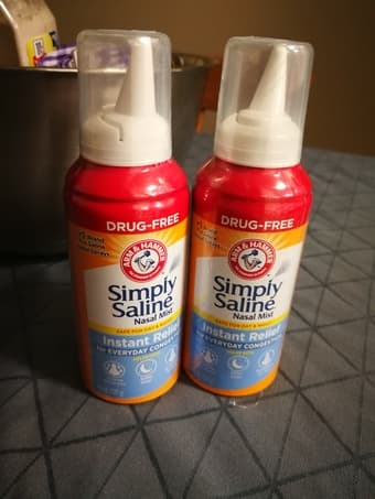 BRAND NEW Simply Saline Adult Nasal Mist x2 1