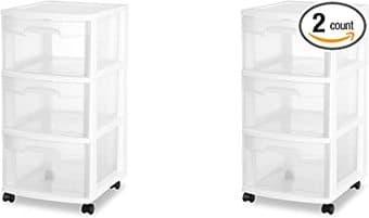 Sterlite 3 storage drawers 1