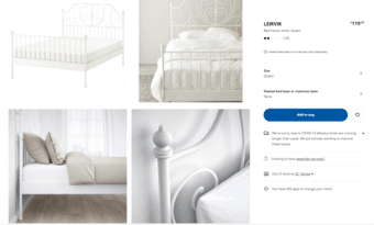 IKEA Mattress and Bed Frame Queen Size 1