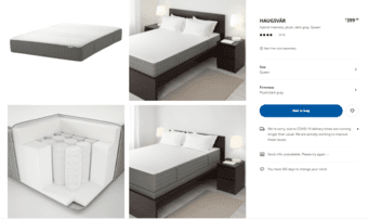 IKEA Mattress and Bed Frame Queen Size 2