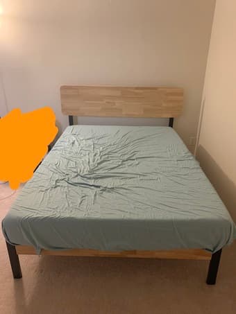Full size Bedframe + Mattress For sale 3