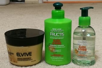 Hair Care set - hair mask, leave-in conditioner, anti-frizz serum 1