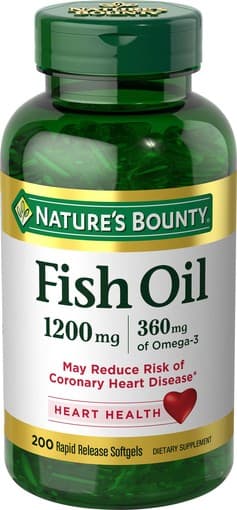 Nature's Bounty Fish Oil 1200 mg, 180 count 2