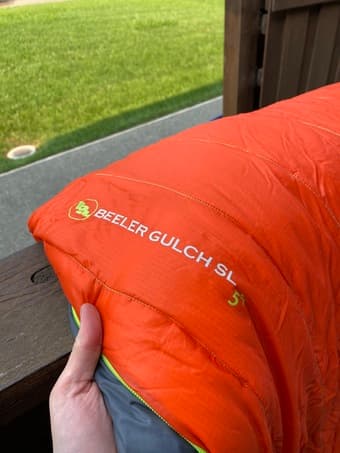 Sleeping bag: Big agnes Beecher Gulch 5-degree 2