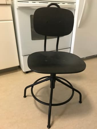 Ikea black chair 3