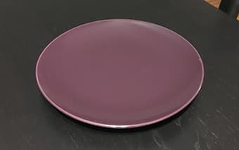 Maroon Ceramic Bowls and Plates 2