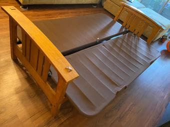 Futon convertible to queen bed-very comfortable 3