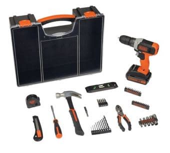 BLACK+DECKER 20-Volt MAX Drill Project Kit with 53-Pieces 1