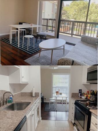 学校旁边 Menlo park 2b/2b 超大公寓独立客厅出租,拎包入住,10/01/2020 available,flexible 2