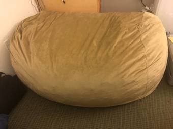 Sofa Sack - Plush Bean Bag Sofas - XL - Camel 2