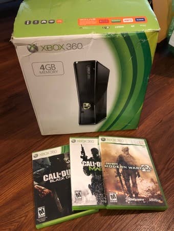 XBox with Games and other items 1