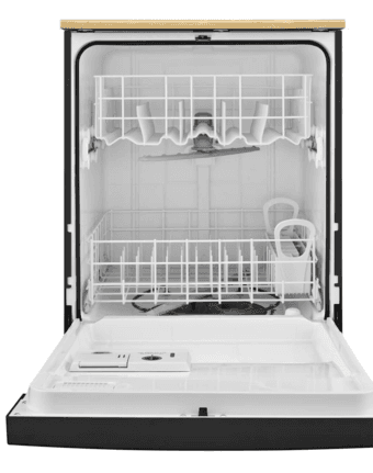 Whirlpool full-size portable dishwasher - white 2