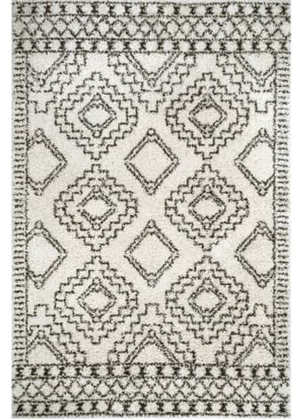 BRAND NEW Moroccan Geometric Shag Area Rug 1