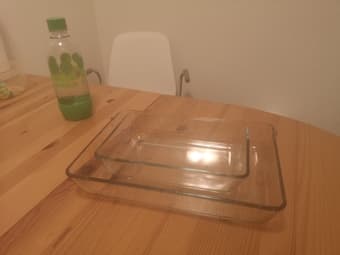 large glass oven dishes set of 3 1