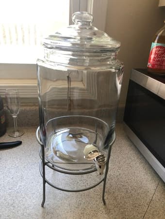 2 Glass Drink Dispensers 1