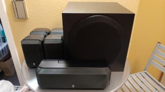 YAMAHA 5.1 Channel Home Theater Speakers (NS-SP1800BL) [Excellent] 1