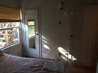 One semi-furnished room in College Terrace 2