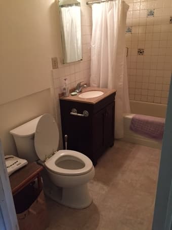One semi-furnished room in College Terrace 3