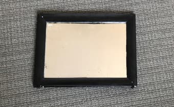 Mirror with Black Frame, $10 1