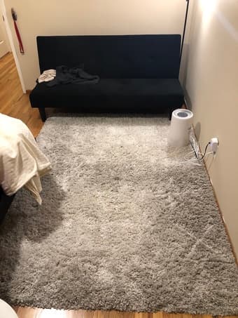 Large ivory rug - 6’7 x 9’6 3