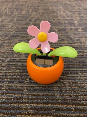Solar dancing/flapping flower 1