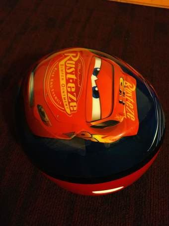 Disney Pixar's Cars Kid's Bike Helmet - Blue/Red 2