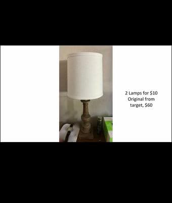 2 Lamps for sale 1