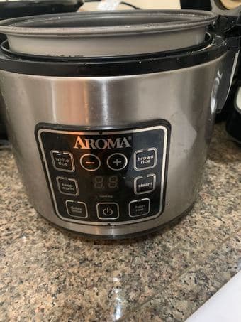 Aroma 8-Cup Stainless Steel Digital Rice Cooker & Multi-Cooker 2
