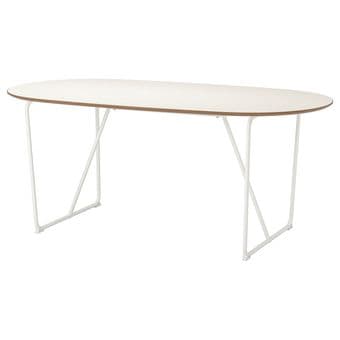 Stunning Oval Dining Table - NEW - Seats up to 6 - White 1
